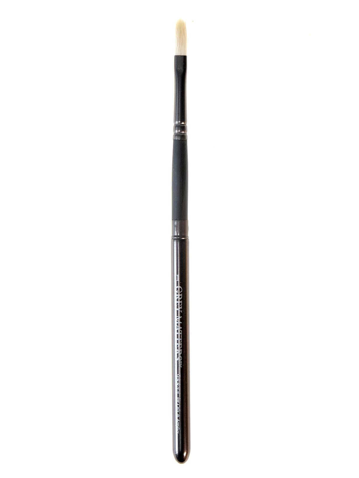 Pocket Brushes bristle oil filbert size 1