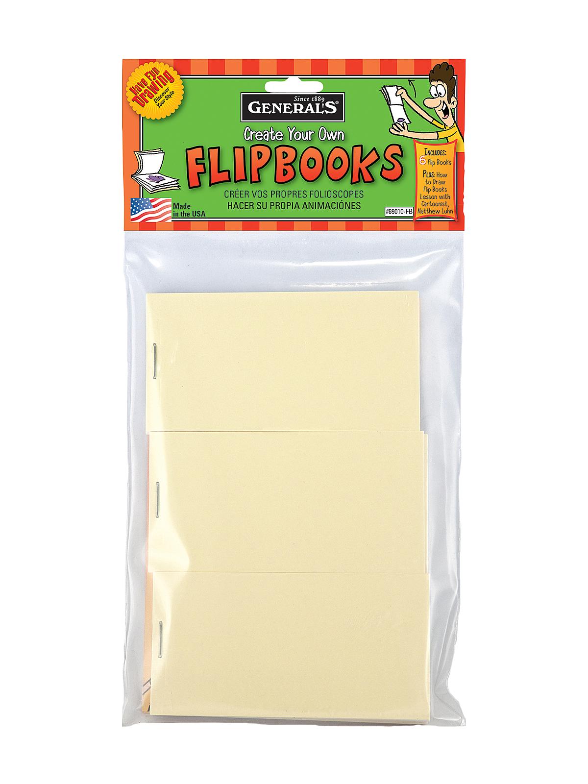 Create Your Own Flip Books pack of 6