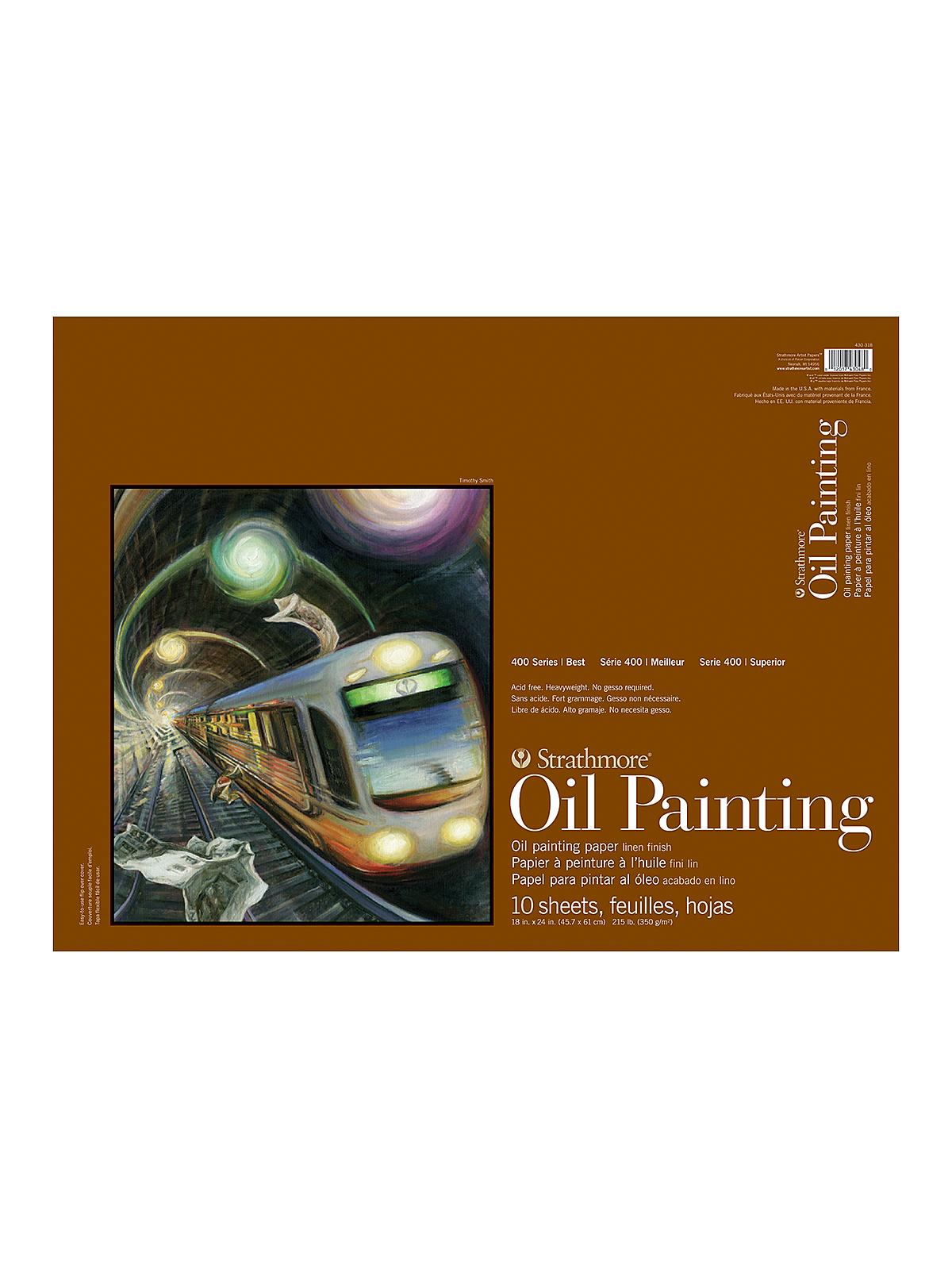 400 Series Oil Painting Pad 18 in. x 24 in. 10 sheets