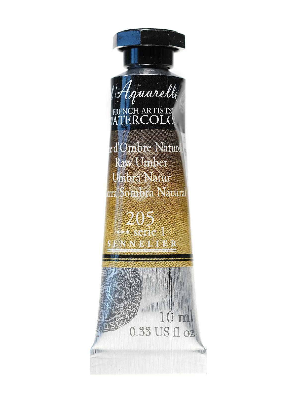 L'Aquarelle French Artists' Watercolor raw umber 10 ml C88