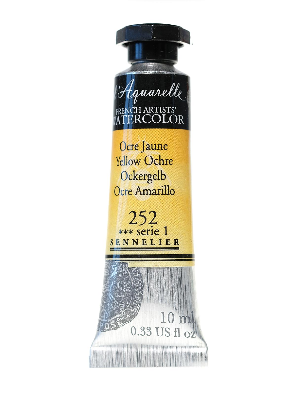 L'Aquarelle French Artists' Watercolor yellow ochre 10 ml C78