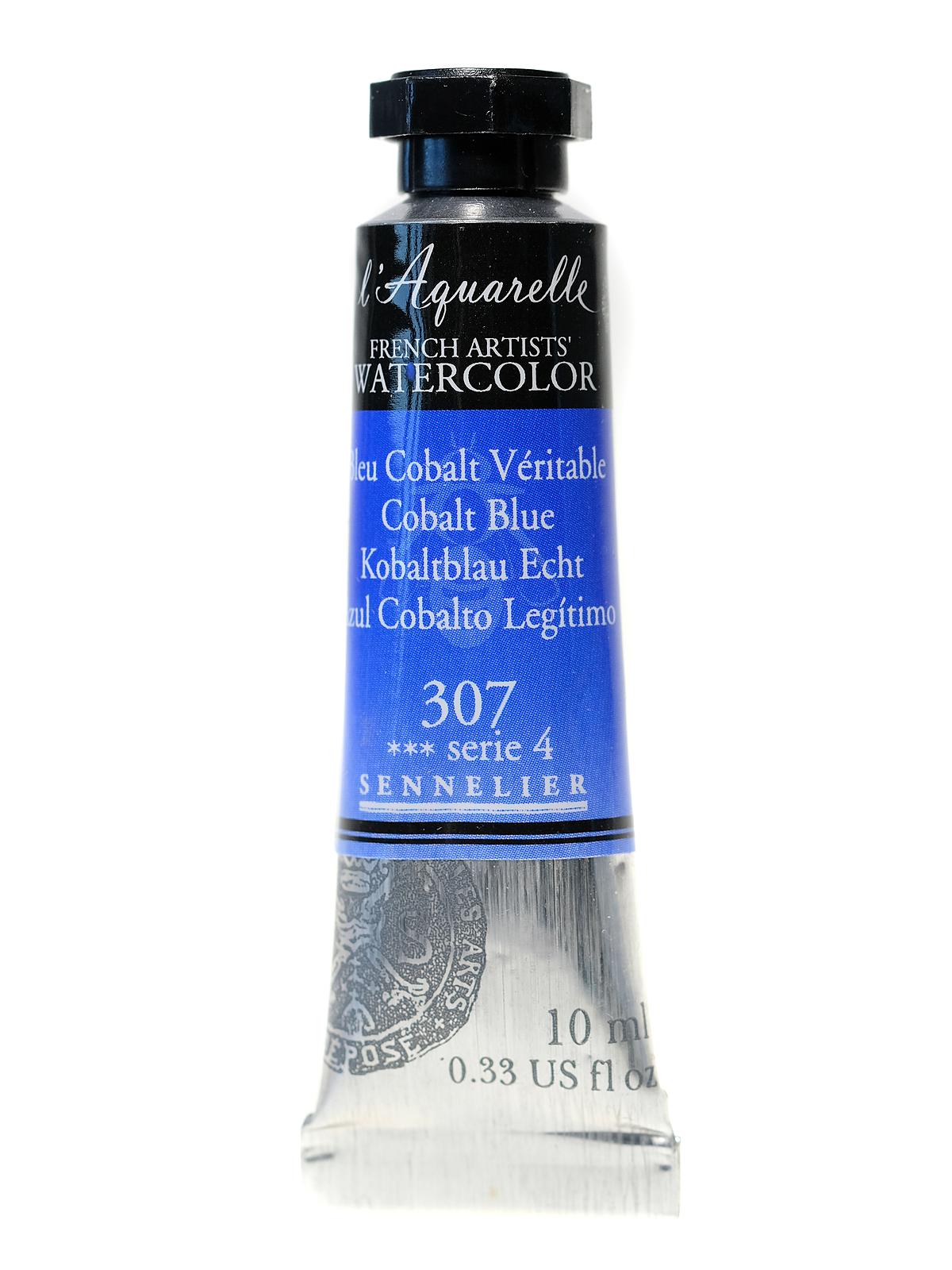 L'Aquarelle French Artists' Watercolor cobalt 10 ml C48