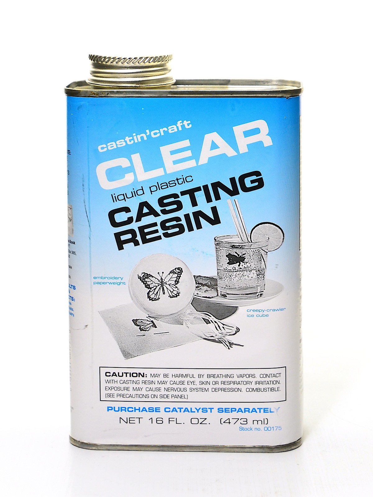 Clear Polyester Casting Resin 16 Oz. Can