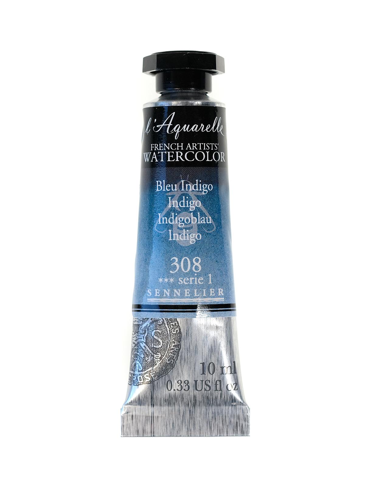 L'Aquarelle French Artists' Watercolor indigo 10 ml C45