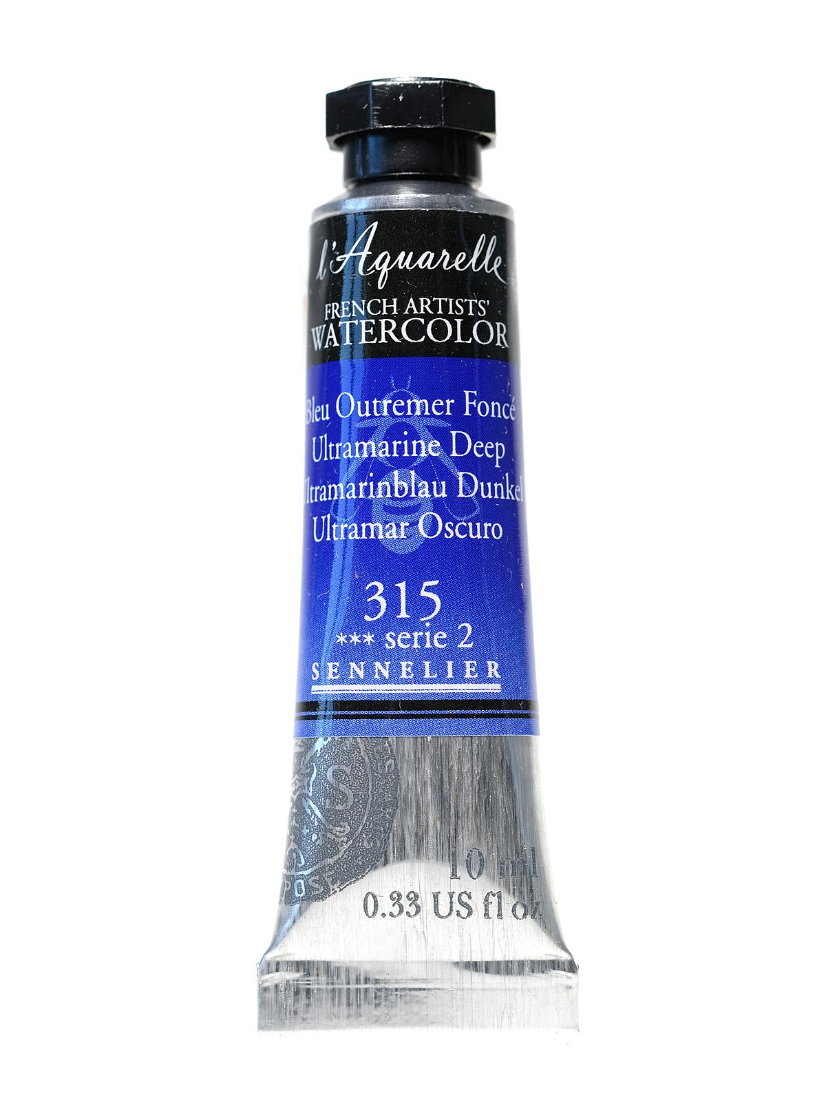 L'Aquarelle French Artists' Watercolor ultramarine deep 10 ml C49