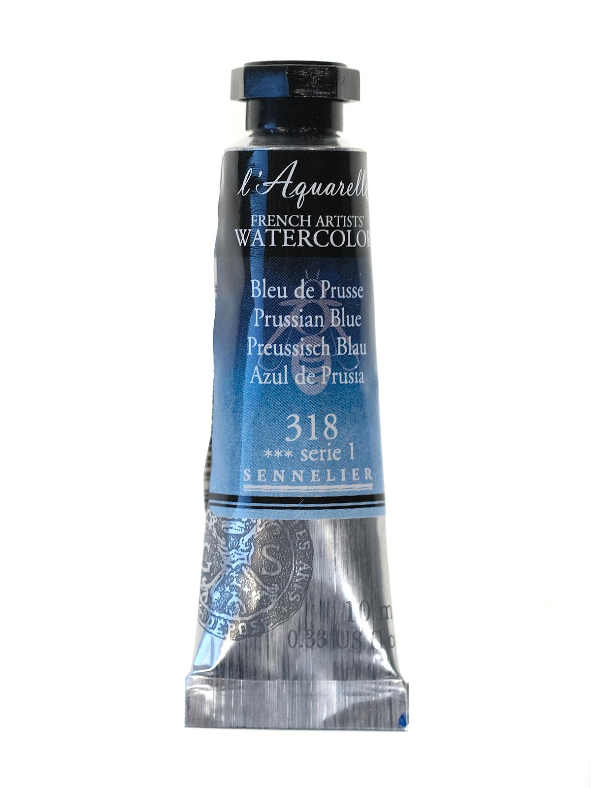 L'Aquarelle French Artists' Watercolor Prussian blue 10 ml C44