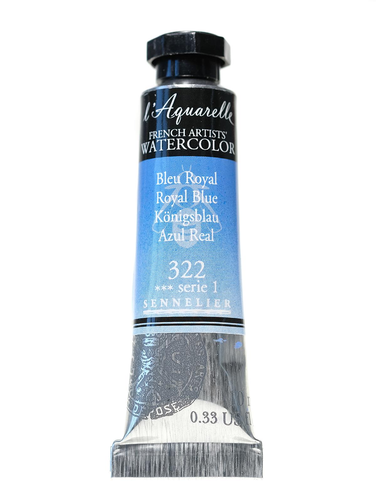 L'Aquarelle French Artists' Watercolor royal blue 10 ml C55
