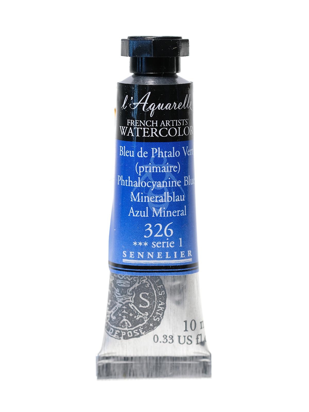 L'Aquarelle French Artists' Watercolor phthalo blue 10 ml C53