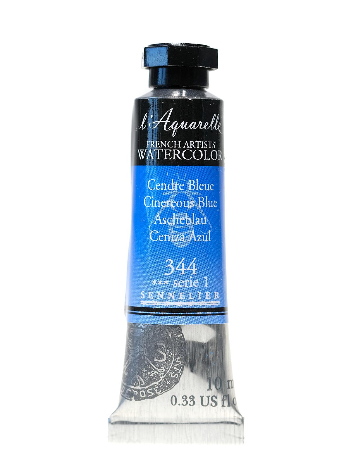 L'Aquarelle French Artists' Watercolor cinereous blue 10 ml C54