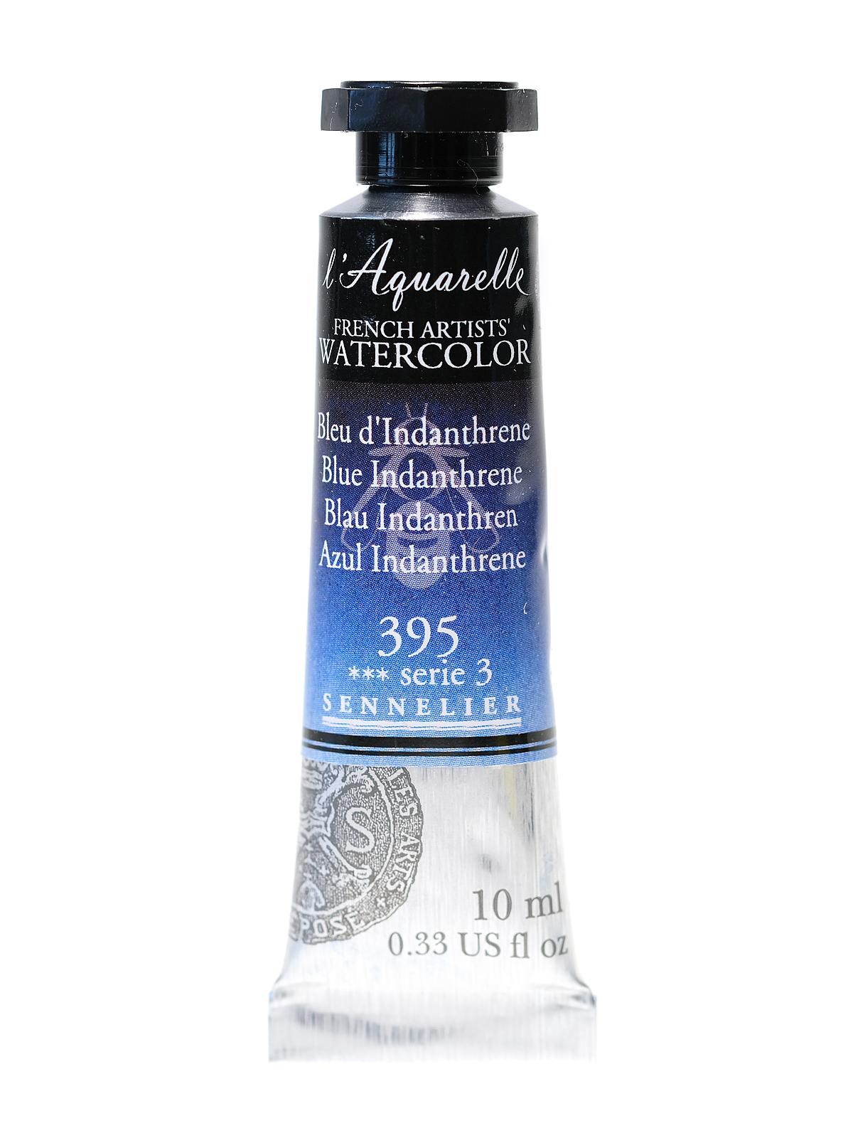 L'Aquarelle French Artists' Watercolor indanthrene blue 10 ml C46