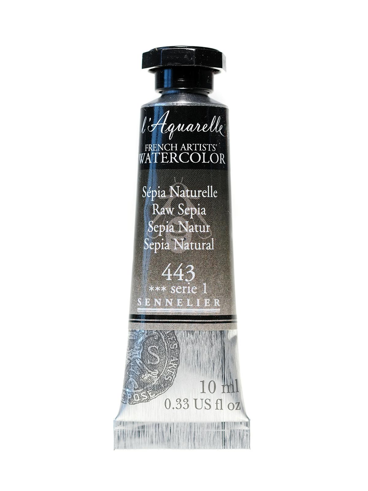 L'Aquarelle French Artists' Watercolor raw sepia 10 ml C98
