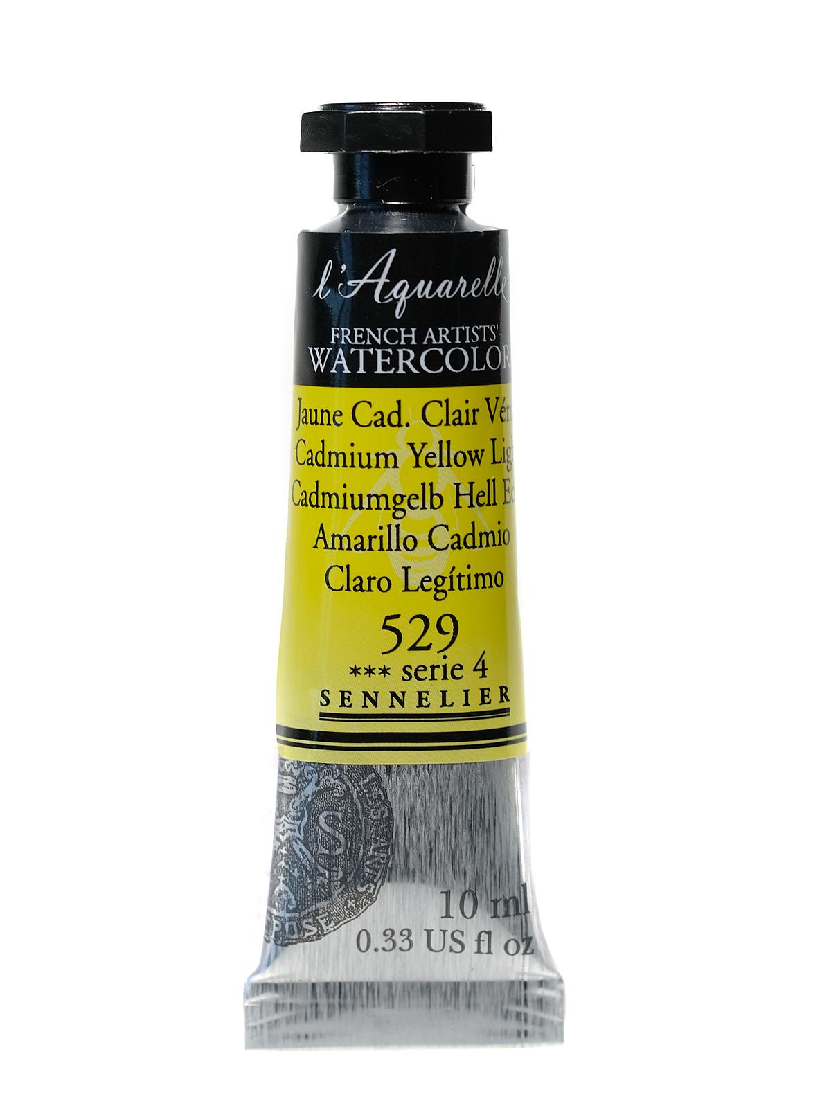 L'Aquarelle French Artists' Watercolor cadmium yellow light 10 ml C8