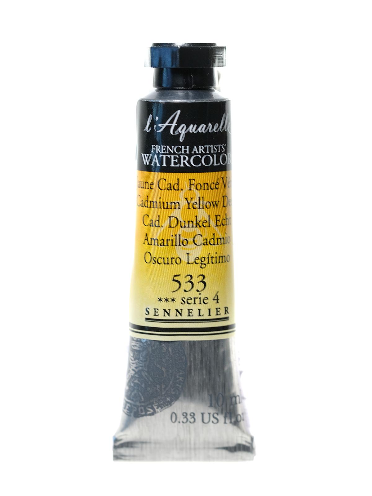 L'Aquarelle French Artists' Watercolor cadmium yellow deep 10 ml C15