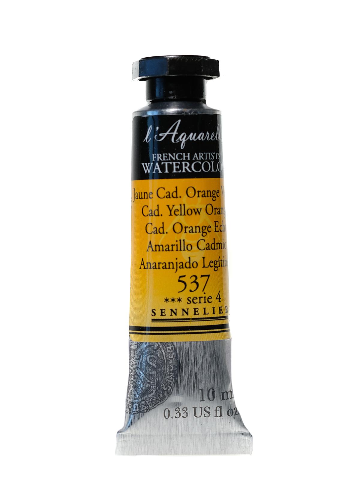 L'Aquarelle French Artists' Watercolor cadmium yellow orange 10 ml C17