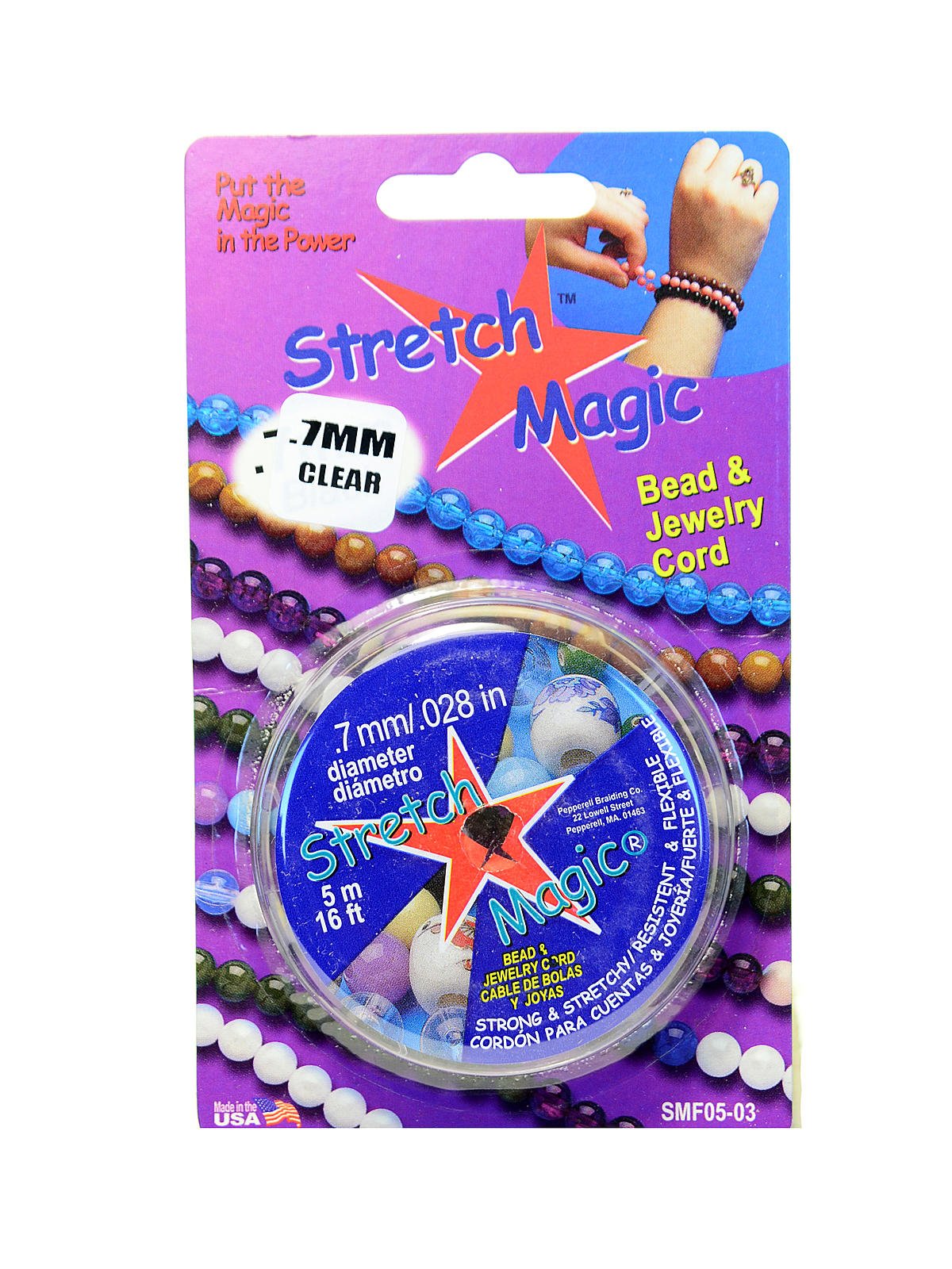 Stretch Magic Bead & Jewelry Cord Clear 0.7 Mm 5 M