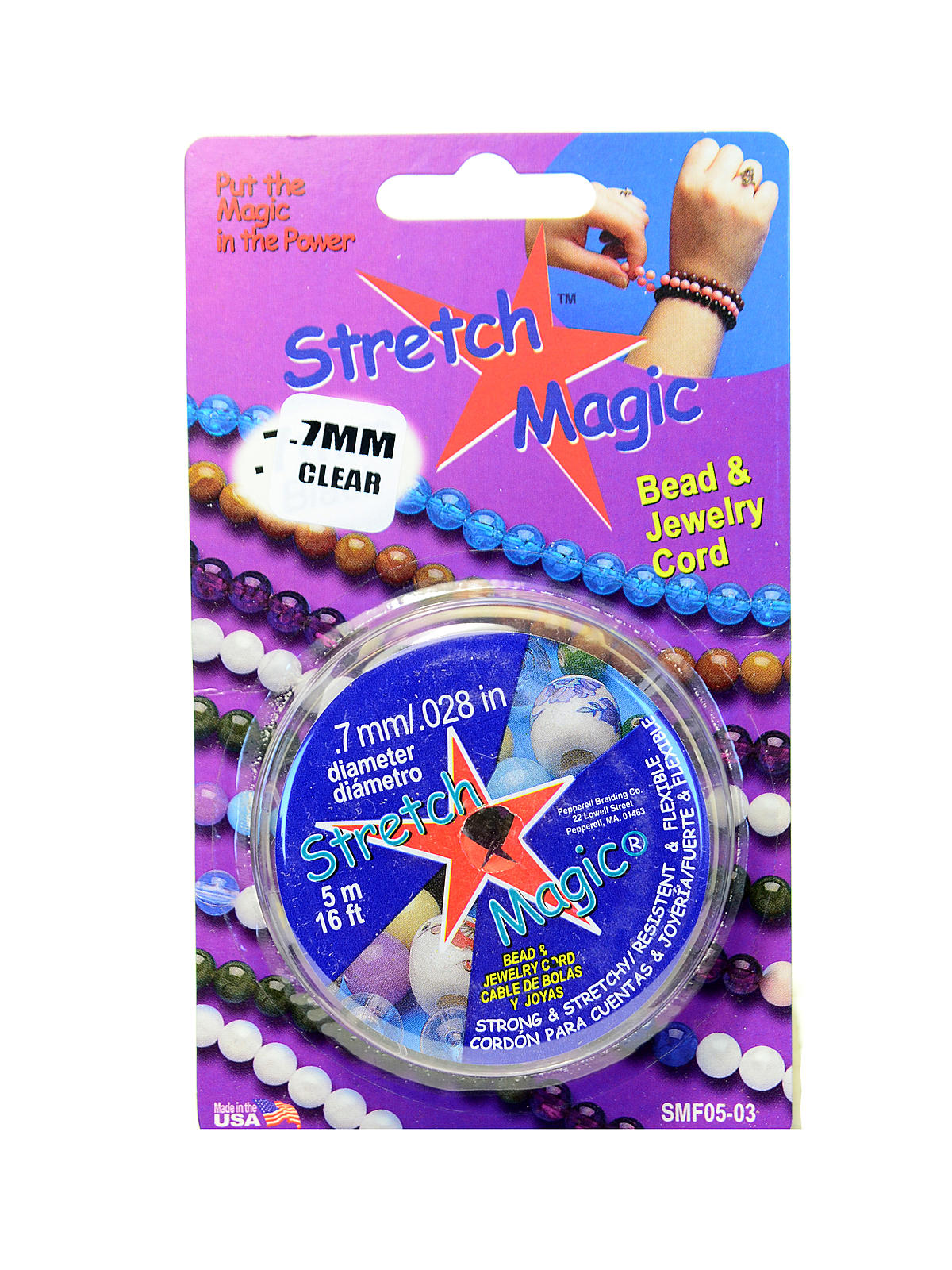 Stretch Magic Bead & Jewelry Cord clear 0.7 mm 5 m