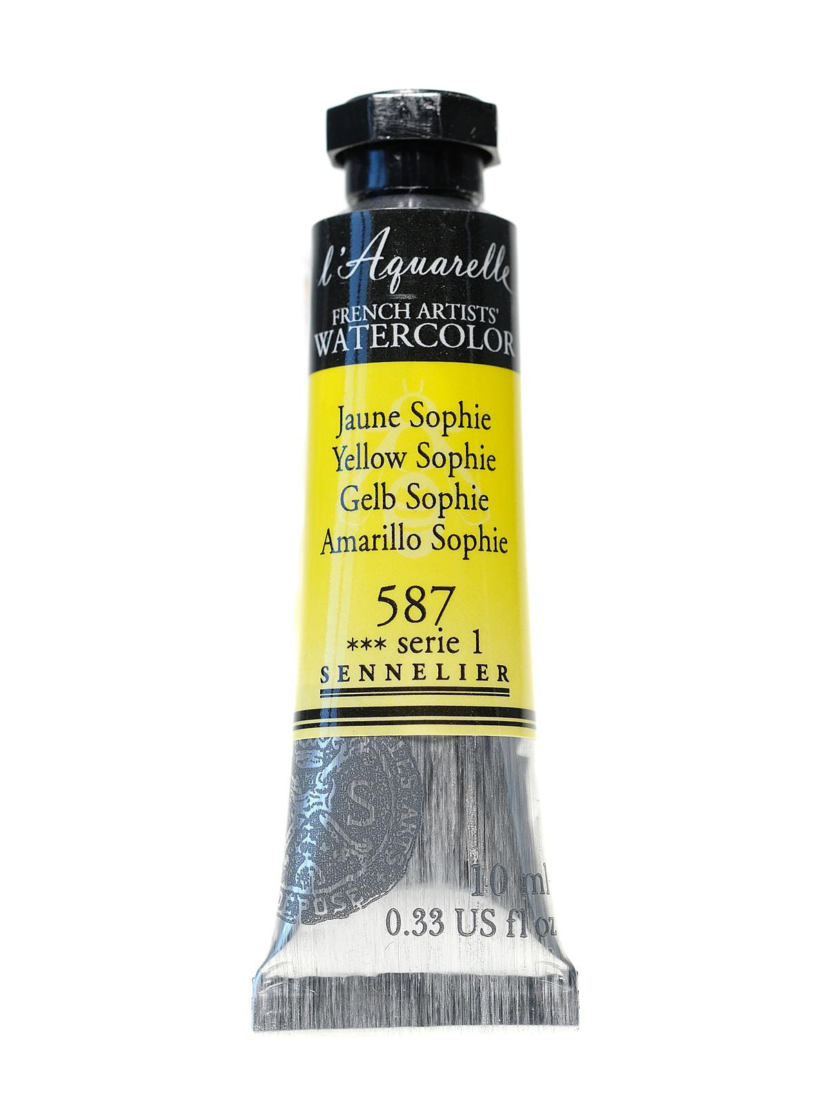 L'Aquarelle French Artists' Watercolor yellow sophie 10 ml C13