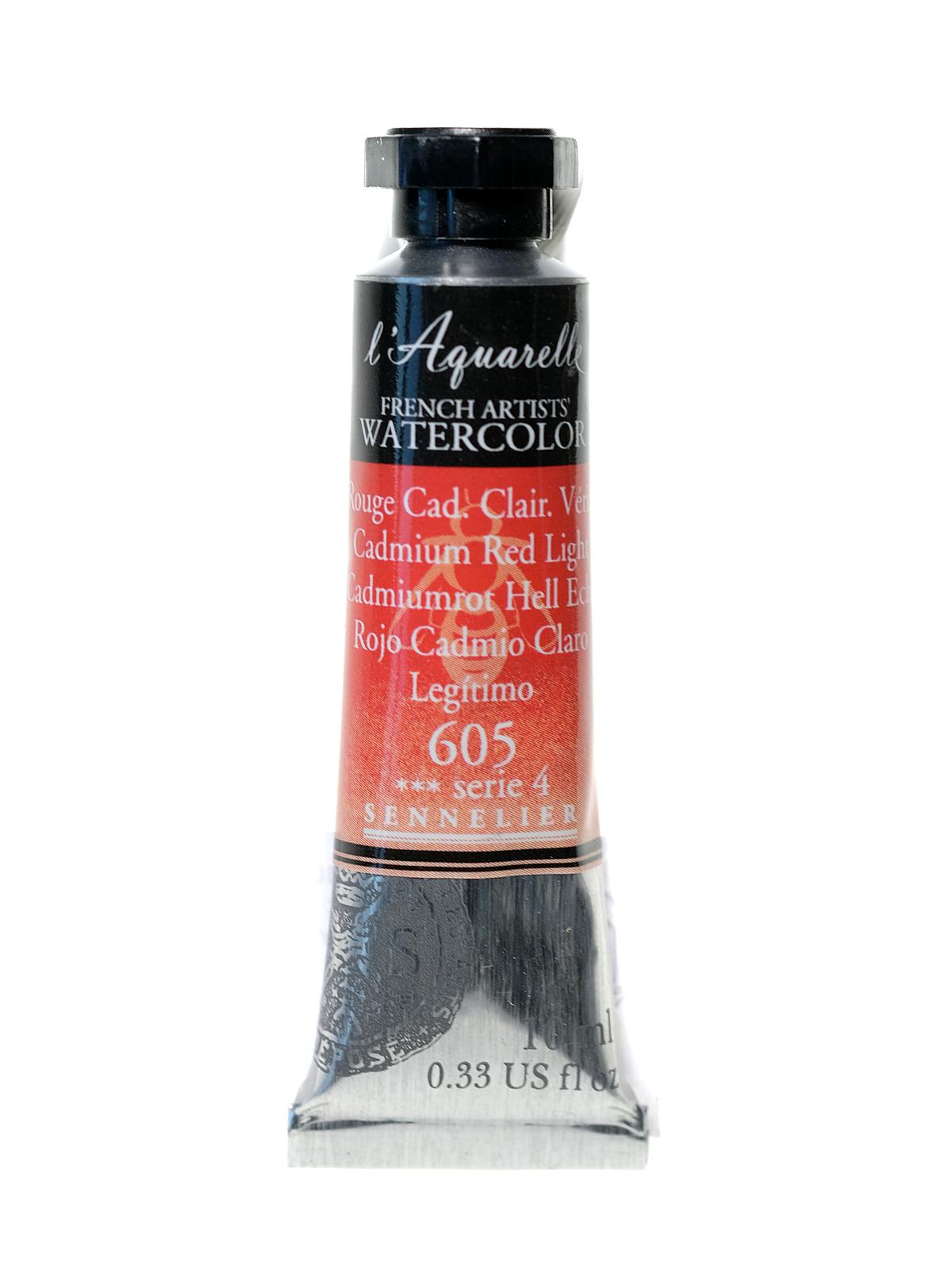 L'Aquarelle French Artists' Watercolor cadmium red light 10 ml C25