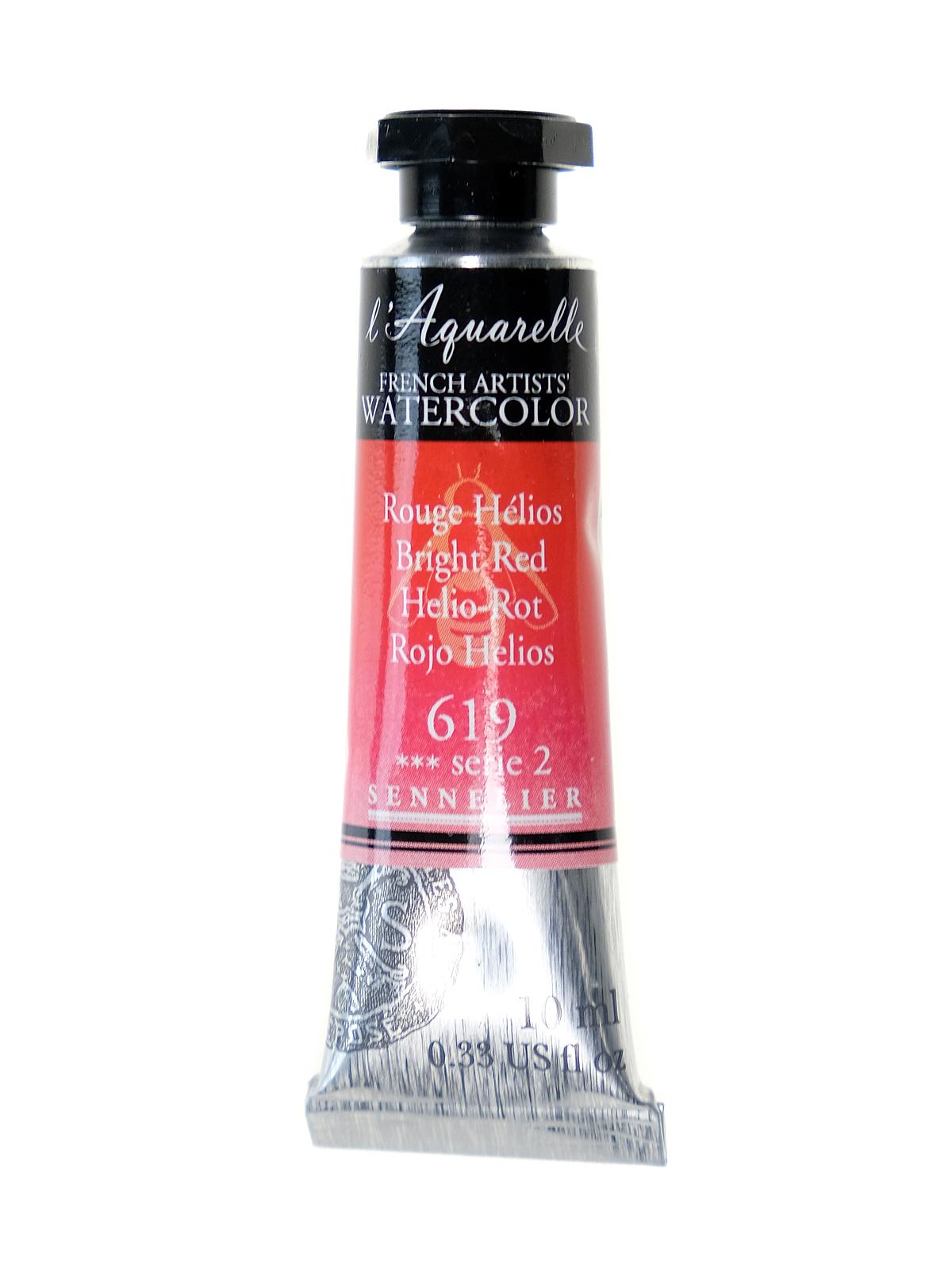 L'Aquarelle French Artists' Watercolor bright red 10 ml C24