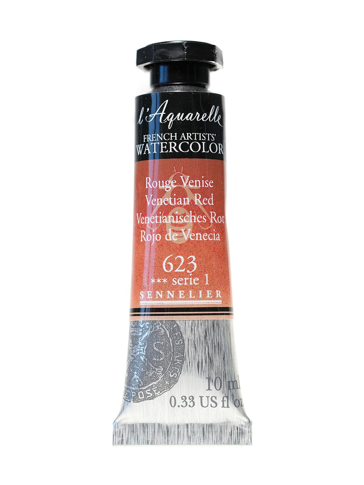 L'Aquarelle French Artists' Watercolor Venetian red 10 ml C30