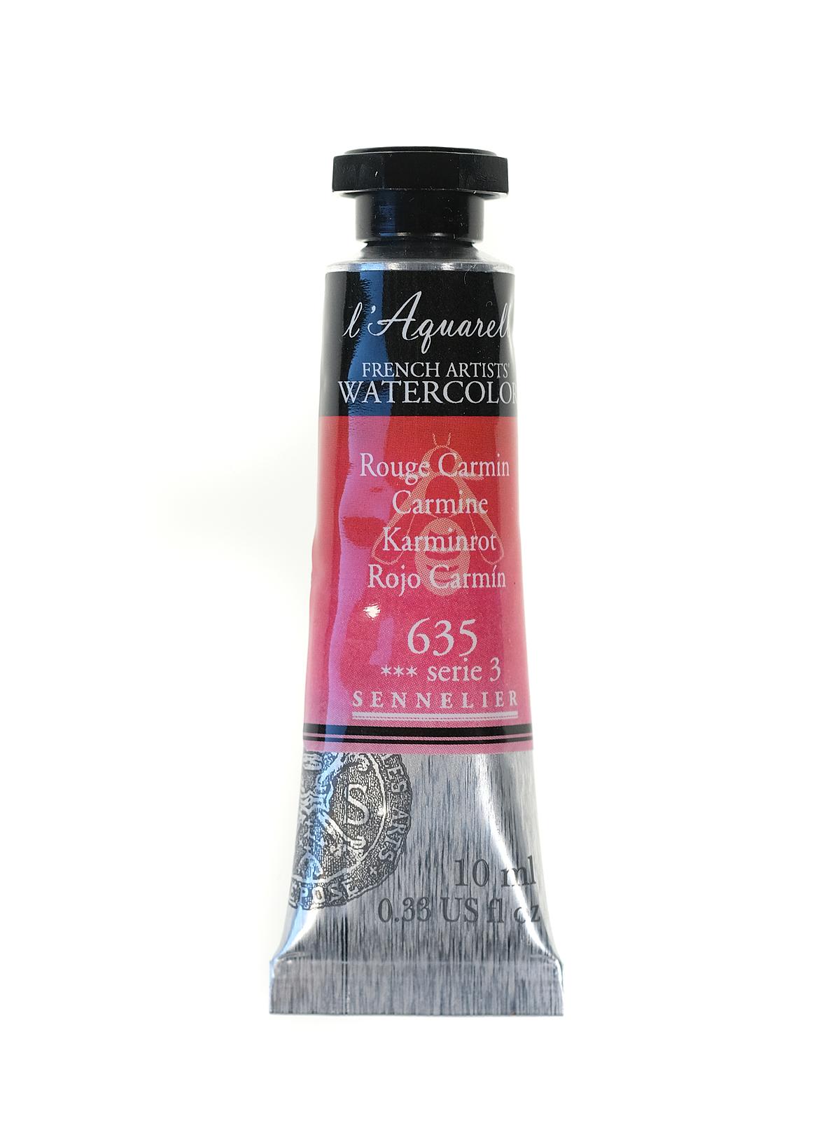 L'Aquarelle French Artists' Watercolor carmine 10 ml C32