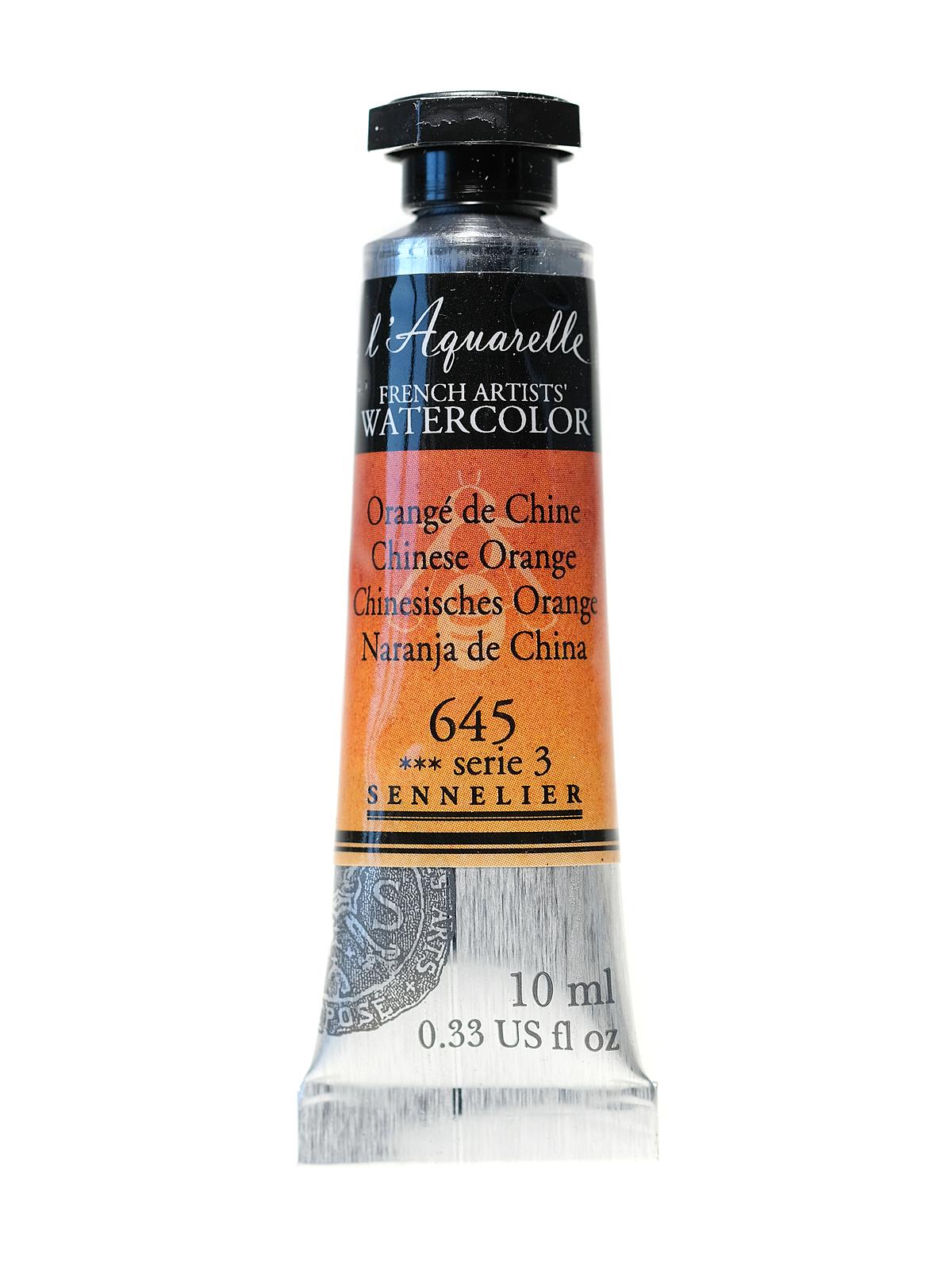L'Aquarelle French Artists' Watercolor Chinese orange 10 ml C20