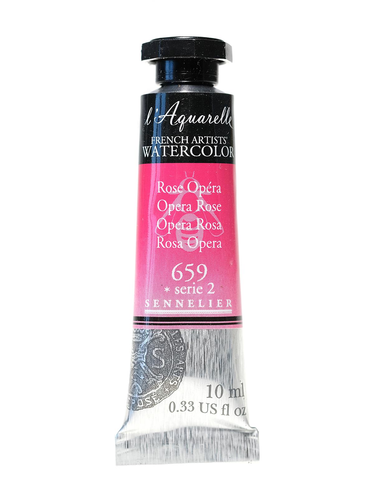 L'Aquarelle French Artists' Watercolor opera rose 10 ml C36