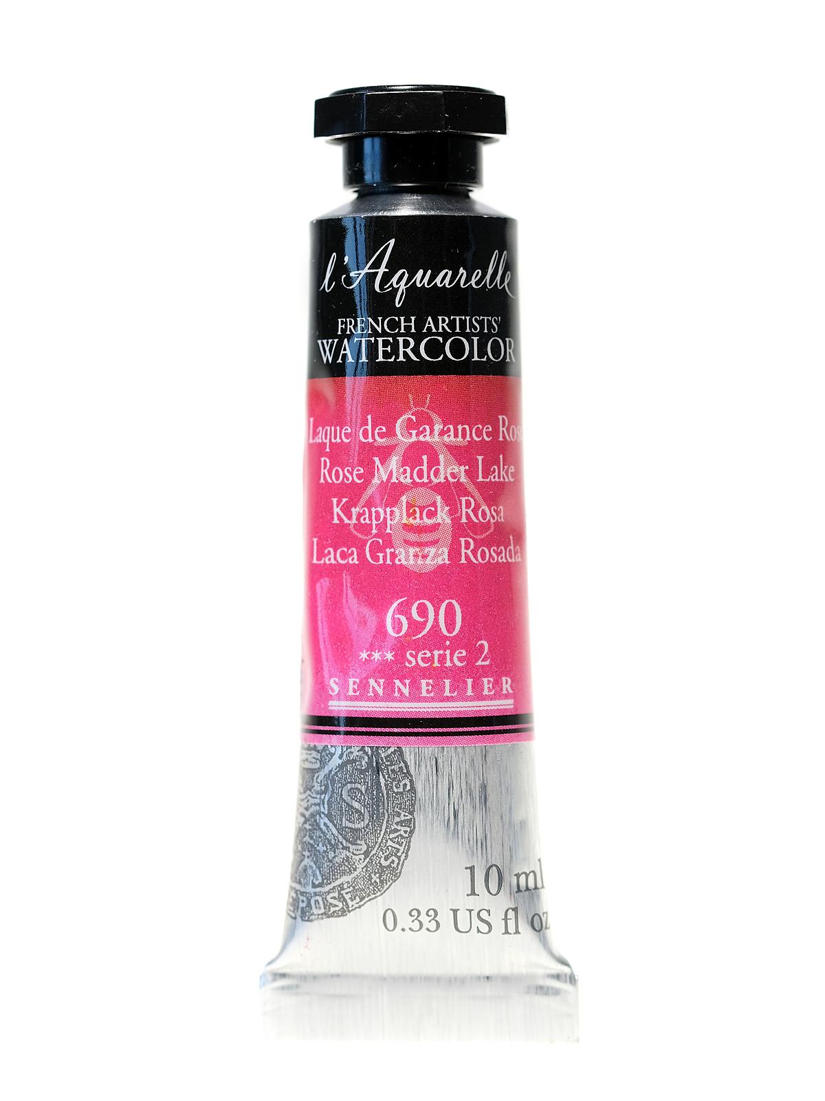 L'Aquarelle French Artists' Watercolor rose madder lake 10 ml C35