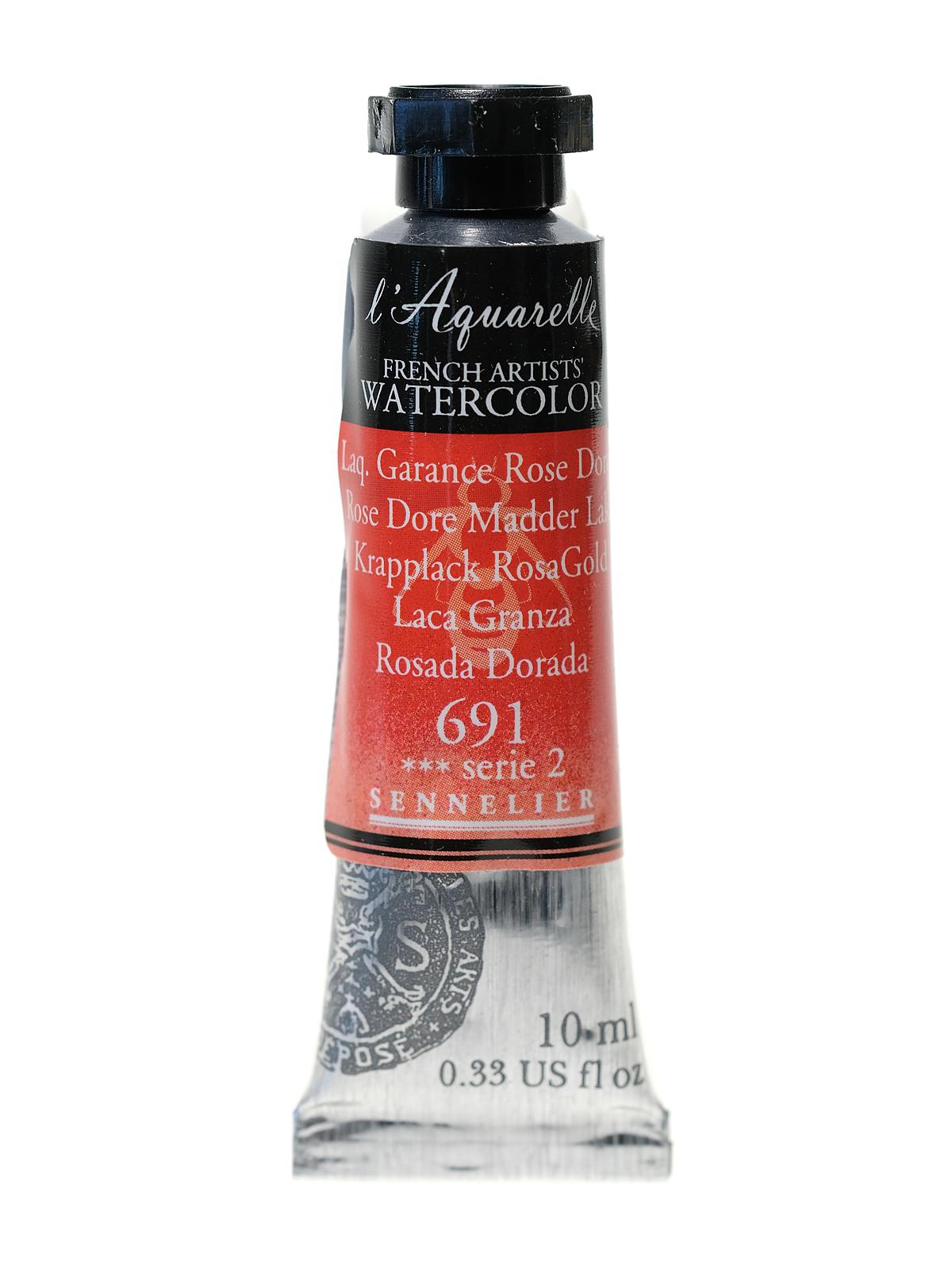 L'Aquarelle French Artists' Watercolor rose dore madder lake 10 ml C23