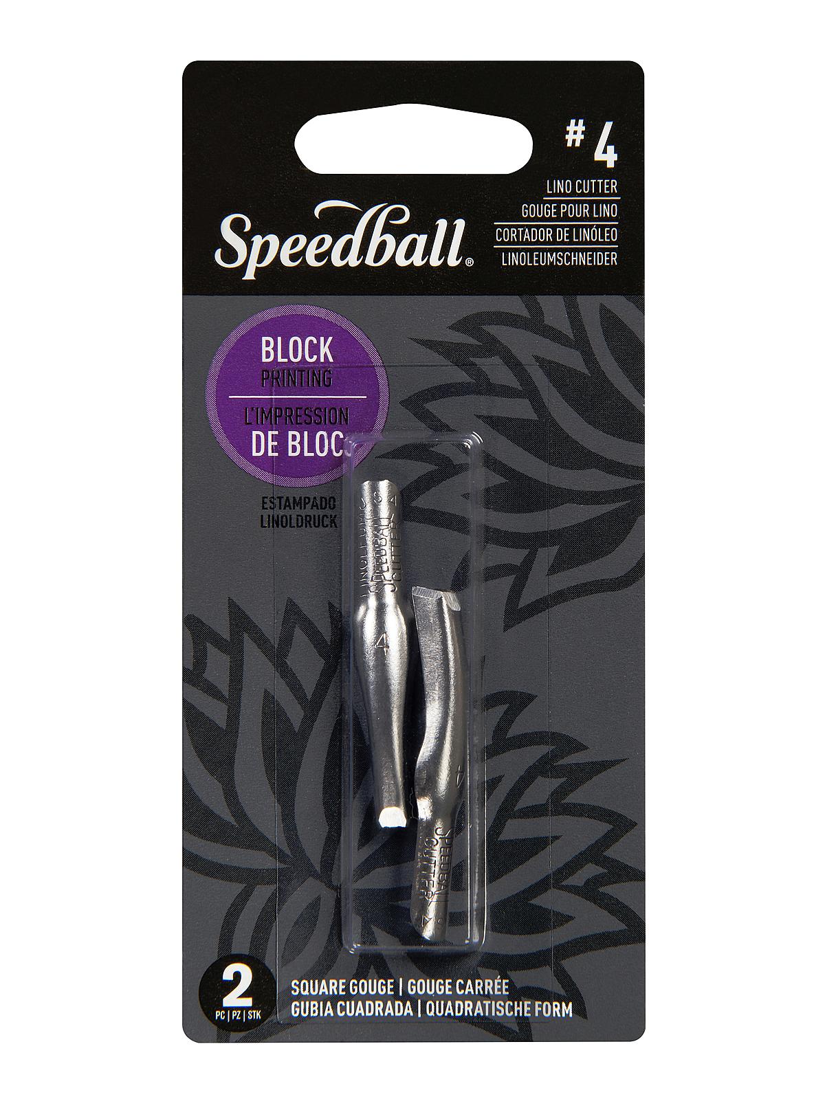 Linoleum Cutter no. 4 U-gouge pack of 2