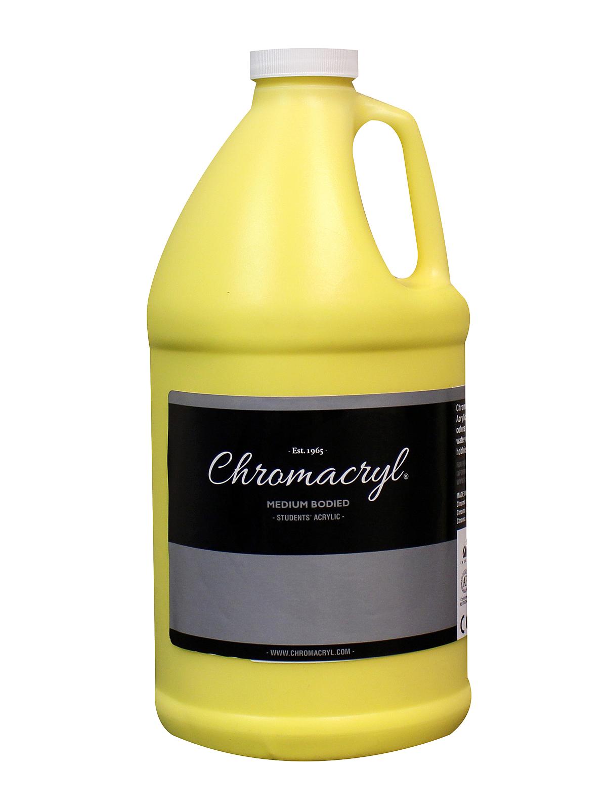 Chromacryl Students' Acrylic Paints cool yellow 2 liters