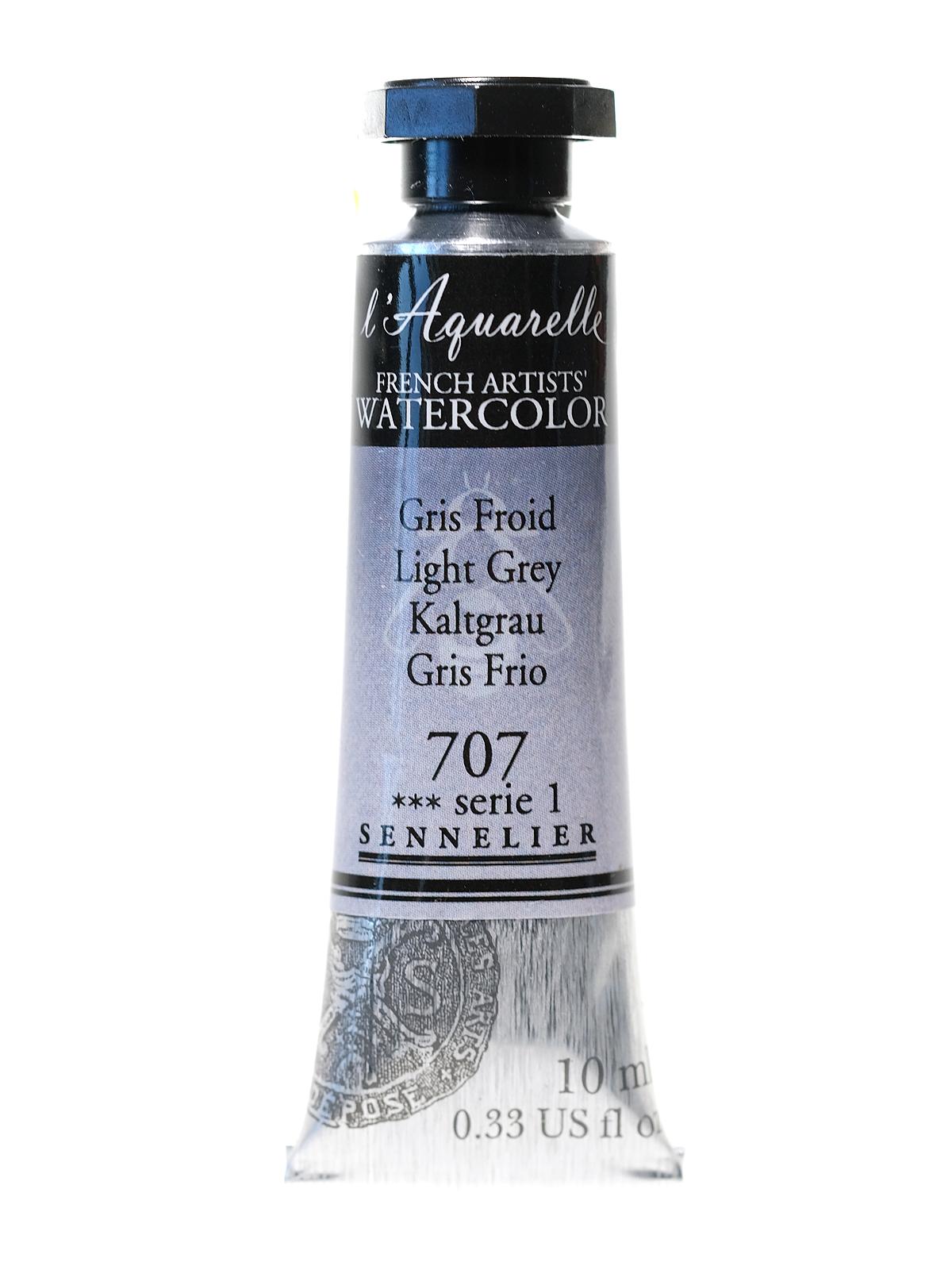 L'Aquarelle French Artists' Watercolor light grey 10 ml C95