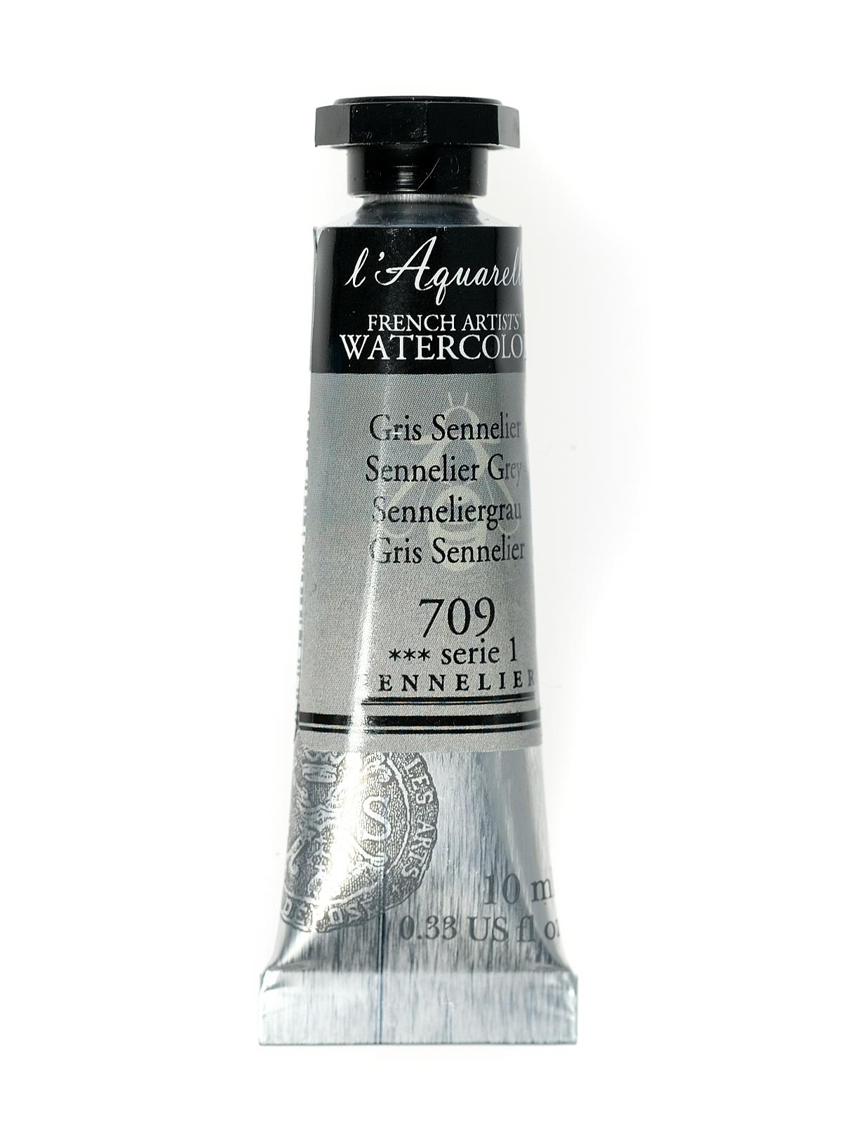 L'Aquarelle French Artists' Watercolor Sennelier grey 10 ml C93