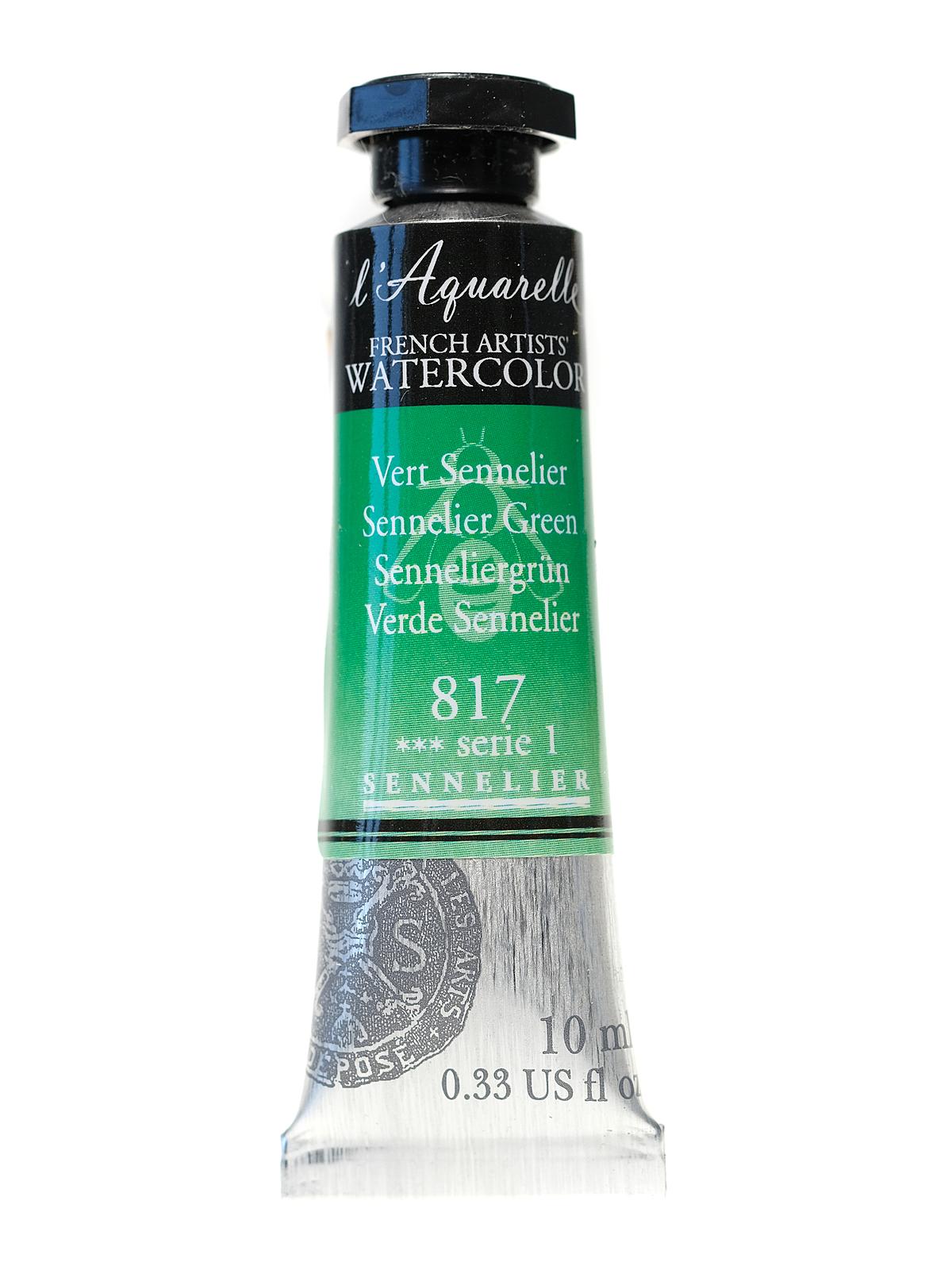 L'Aquarelle French Artists' Watercolor Sennelier green 10 ml C65
