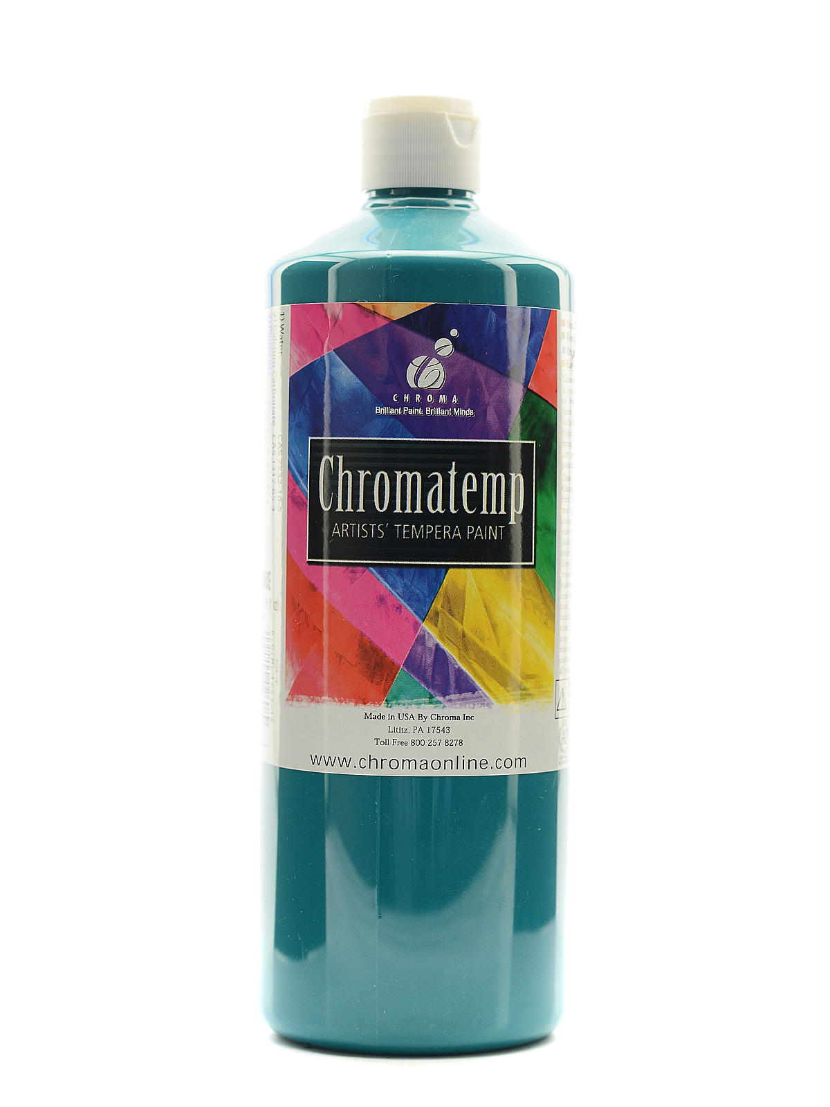 ChromaTemp Artists' Tempera Paint turquoise 32 oz.