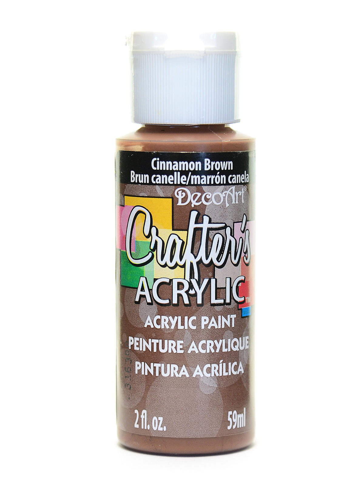 Crafters Acrylic 2 oz cinnamon brown
