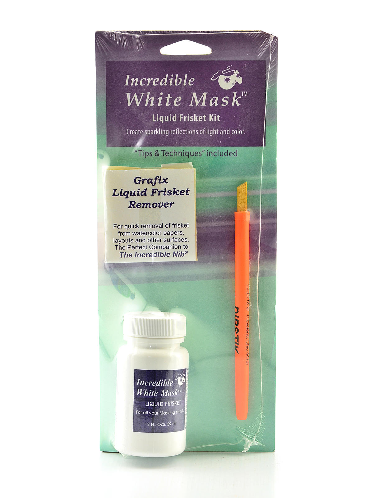 The Incredible White Mask Liquid Frisket Set 2 oz. bottle
