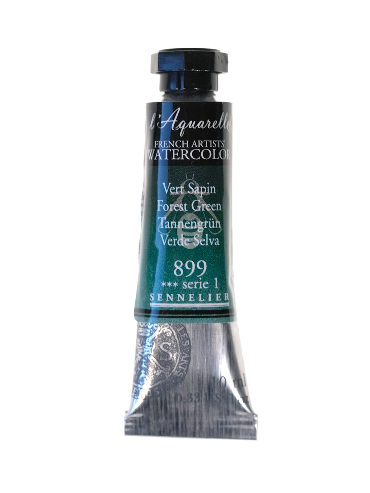 L'Aquarelle French Artists' Watercolor forest green 10 ml C61
