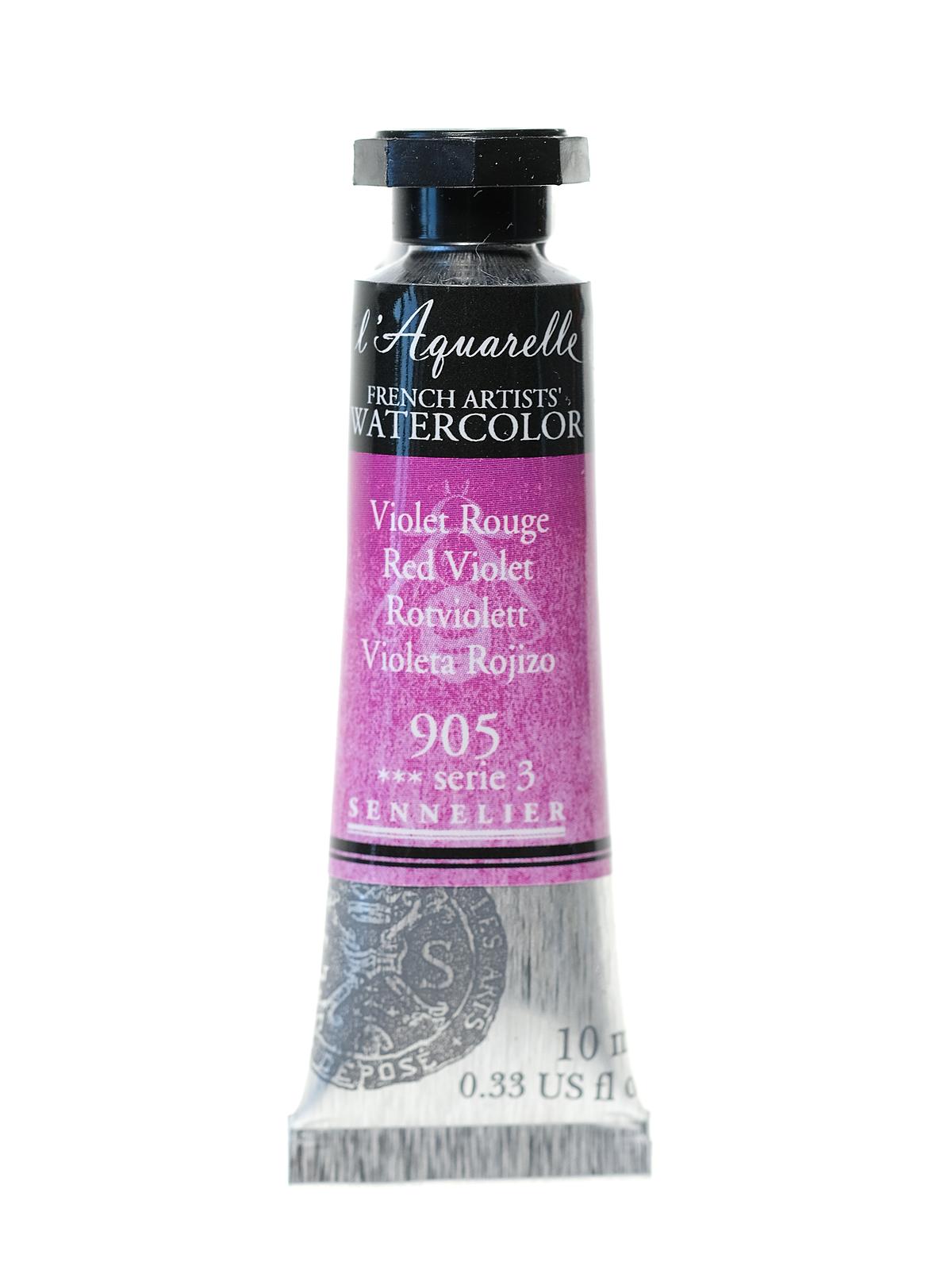 L'Aquarelle French Artists' Watercolor red violet 10 ml C40