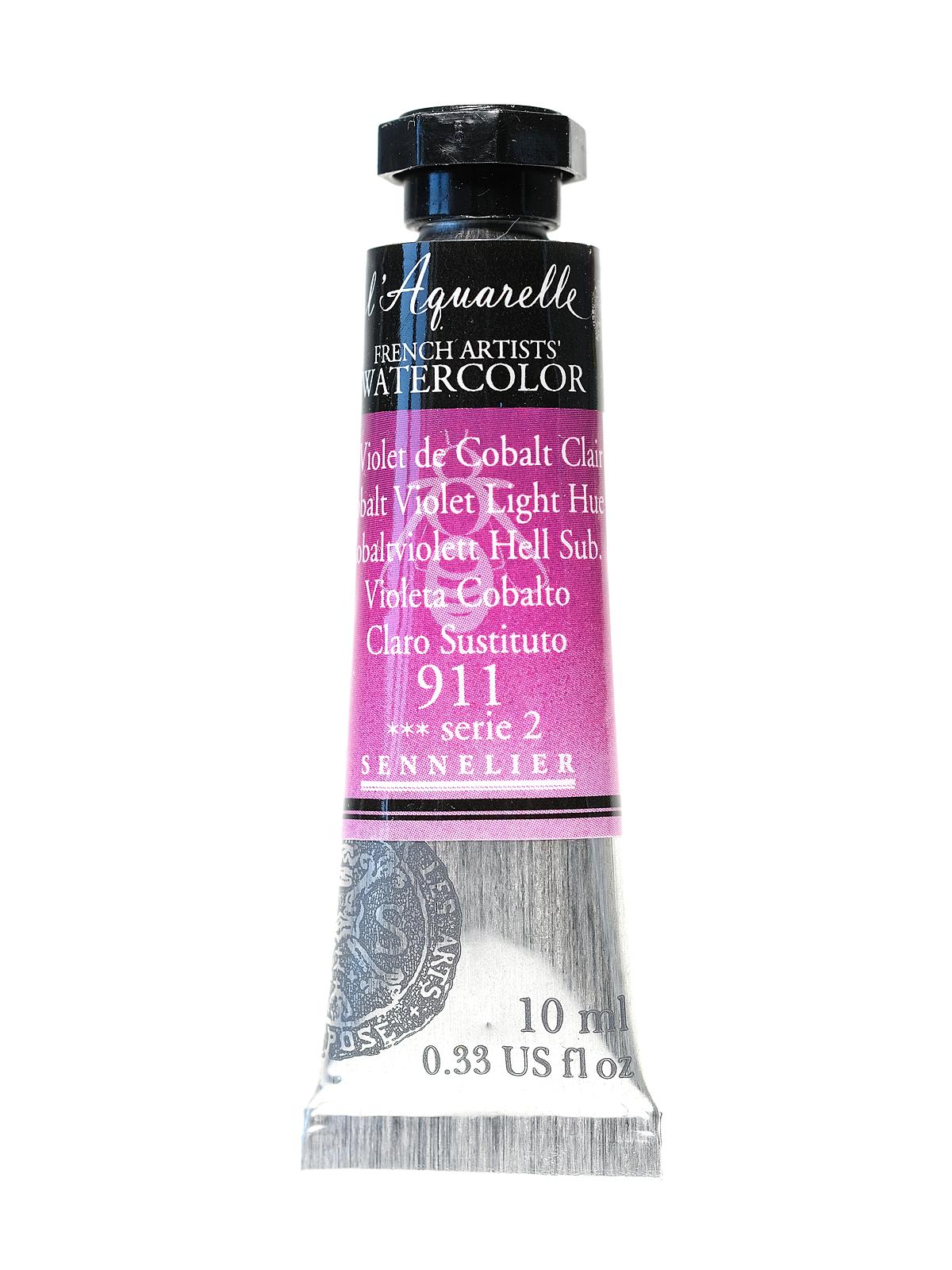 L'Aquarelle French Artists' Watercolor cobalt violet light hue 10 ml C37
