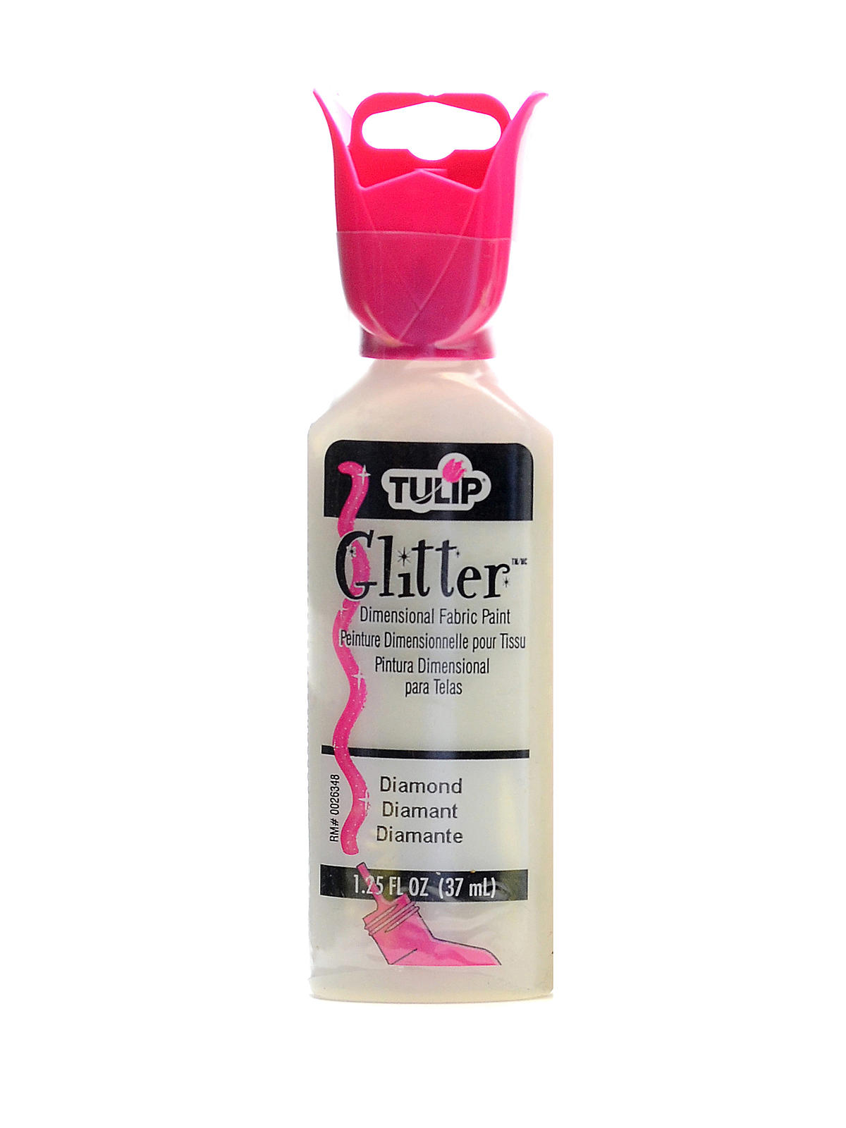 Glitter Dimensional Fabric Paint diamond 1 1 4 oz.