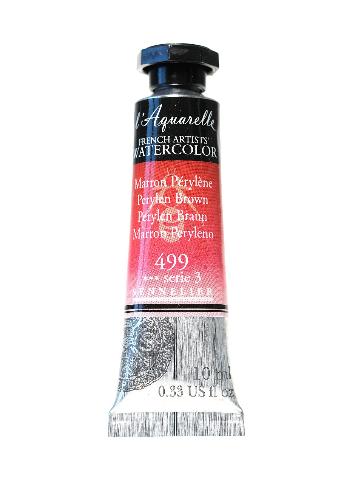 L'Aquarelle French Artists' Watercolor perylene brown 10 ml C27