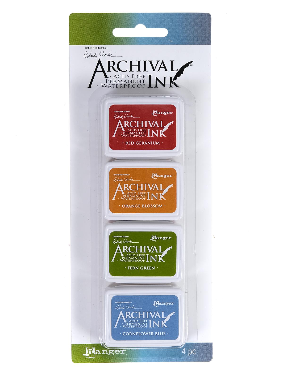 Wendy Vecchi Mini Archival Ink Kits kit #4 pack of 4