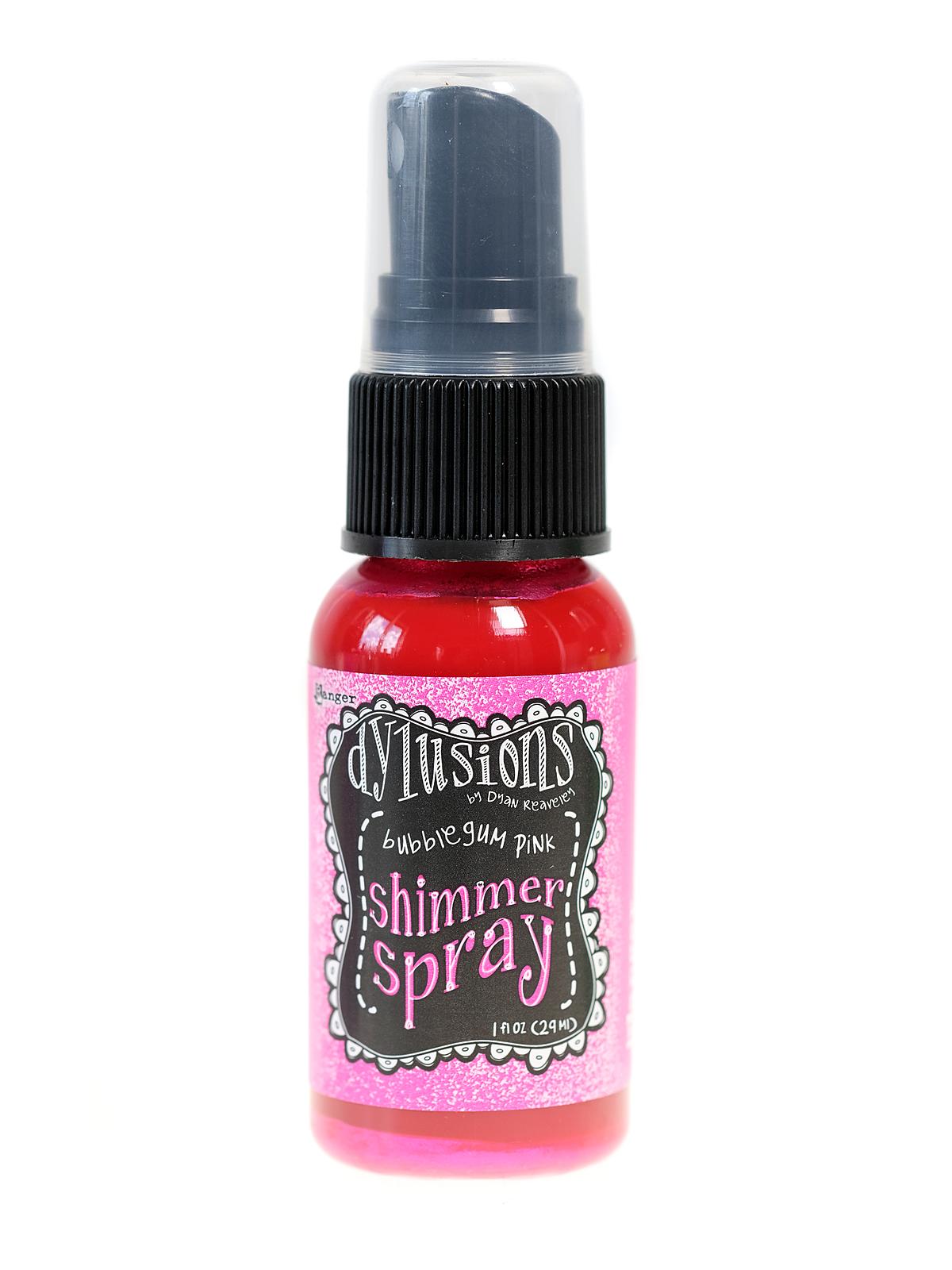 Dylusions Shimmer Sprays bubble gum pink 1 oz. bottle