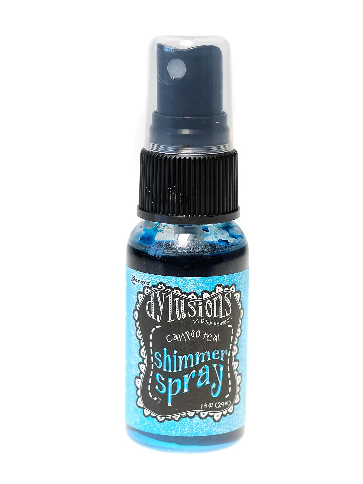 Dylusions Shimmer Sprays calypso teal 1 oz. bottle