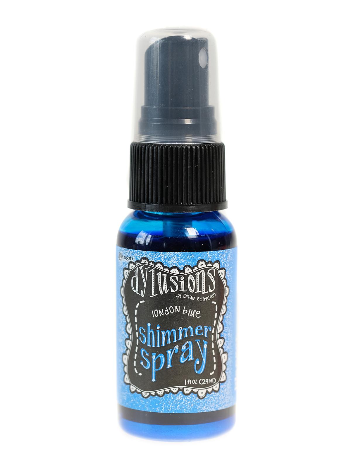 Dylusions Shimmer Sprays london blue 1 oz. bottle