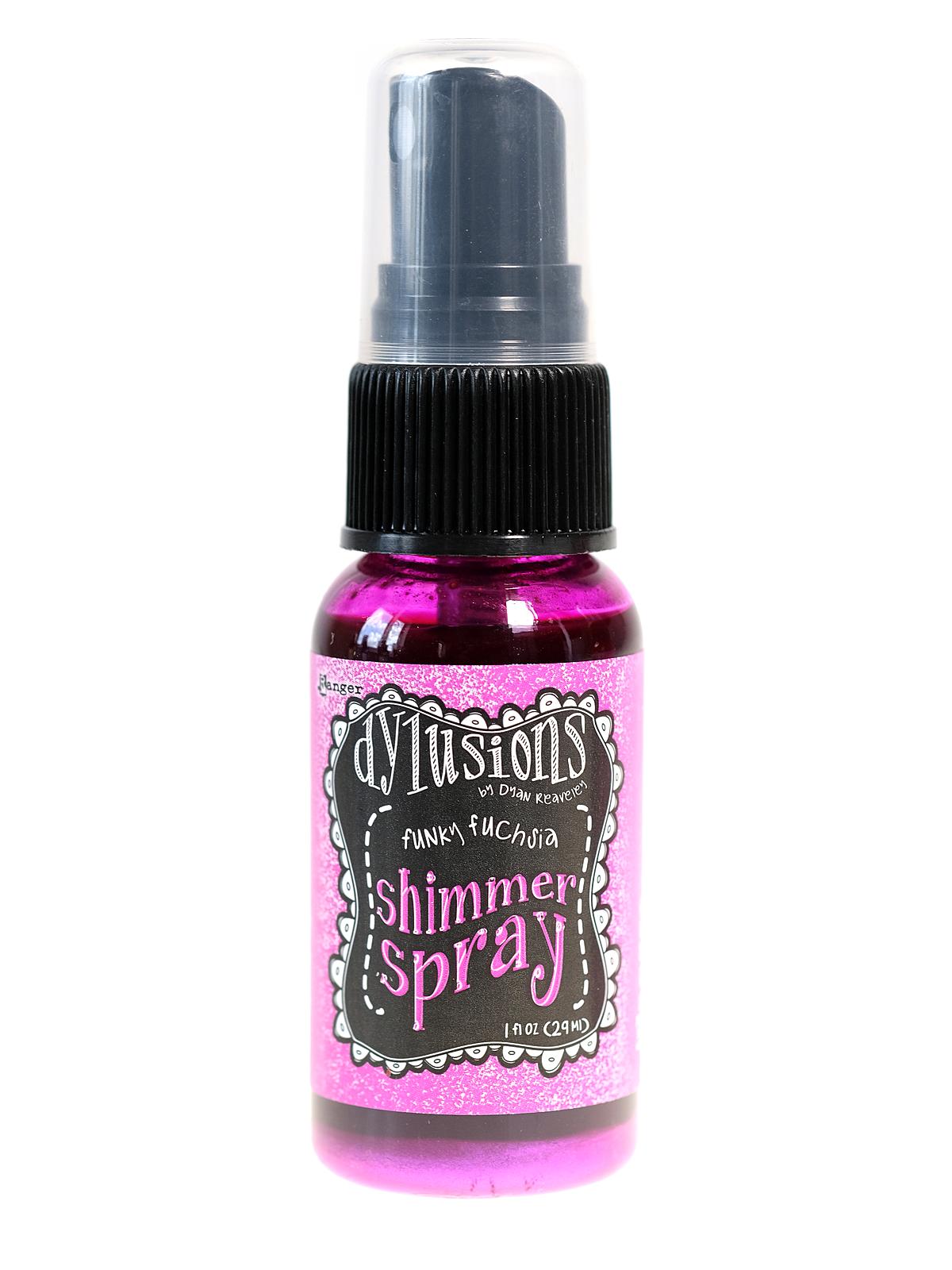 Dylusions Shimmer Sprays funky fuchsia 1 oz. bottle