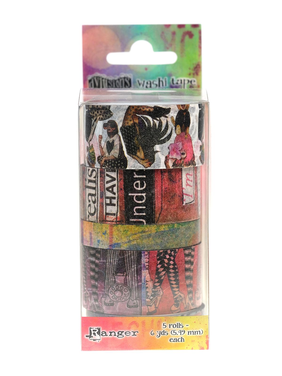 Dylusions Washi Tape set #1 5 rolls