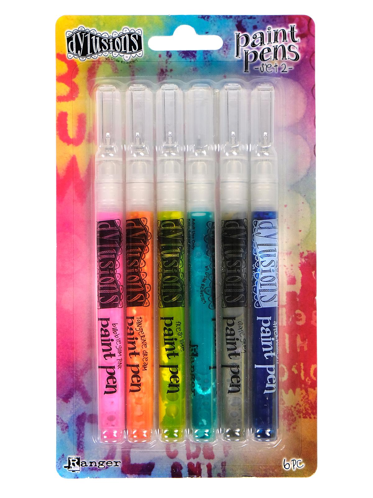Dyan Reaveley Dylusions Paint Pens set of 6 set 2