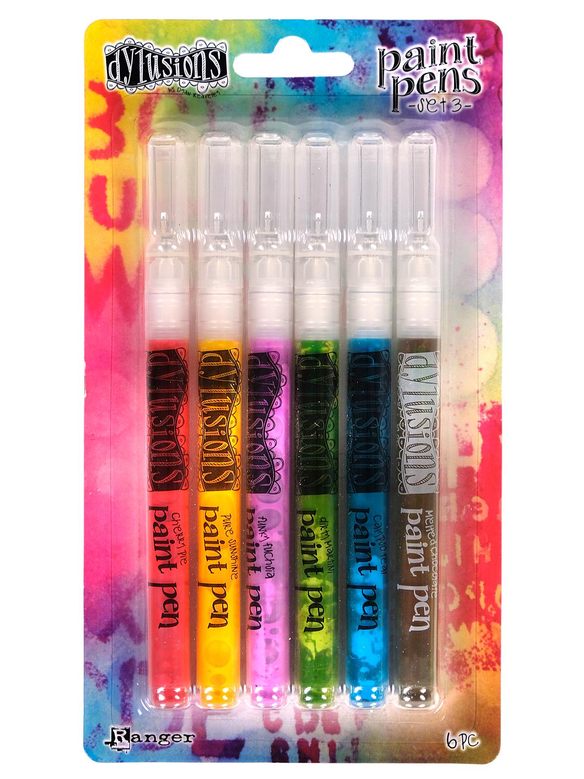 Dyan Reaveley Dylusions Paint Pens set of 6 set 3